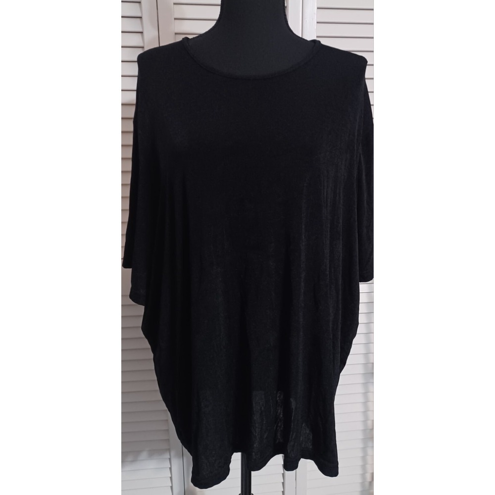 BENTLEY Plus SIZE 3XL BLACK BLOUSE